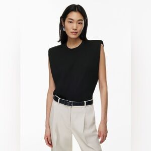 Aritzia Babaton Shoulder Pad T-Shirt